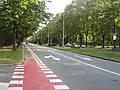 Viale De Gasperi.