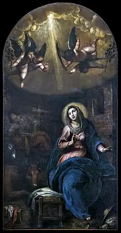 L'Attente de la naissance, Église San Geremia, 1628.