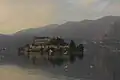 L'ile Saint-Jules avec une légère brume. Décembre 2019.