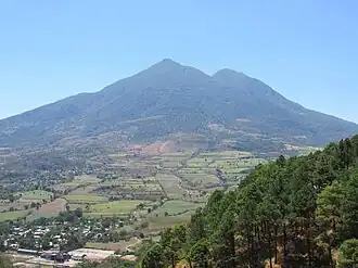 Vue du versant nord