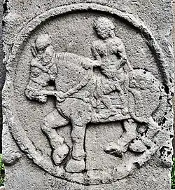 Un étranger à cheval. Environ 115 av. J.-C.