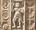 Homme en costume du nord-ouest, peut-être un Saka. (deuxième période, vers 15 av. J.-C.)