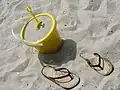 Pelle pour la plage.