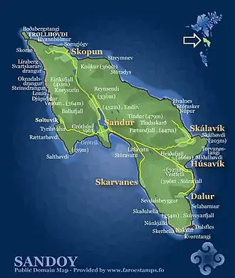 Carte de Sandoy.