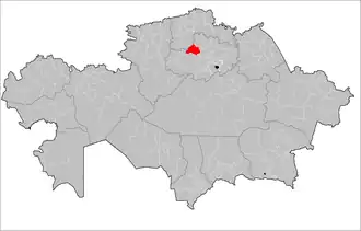 Localisation de District de Sandyktaou