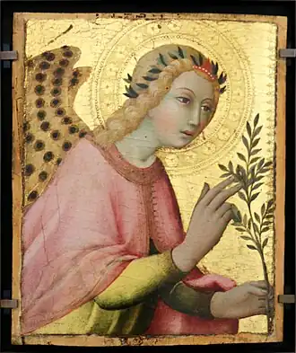 L'ange de l'Annonciation, Sano di Pietro