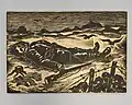 Sans titre - Soldat mort, allongé dans un champ de bataille (entre 1960 et 1980), Musée d'Art et d'Histoire de Saint-Brieuc.