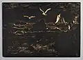 Sans titre - Marine aux rochers et oiseaux (1971), Musée d'art et d'histoire de Saint-Brieuc.