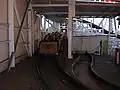 Train entrant en station.