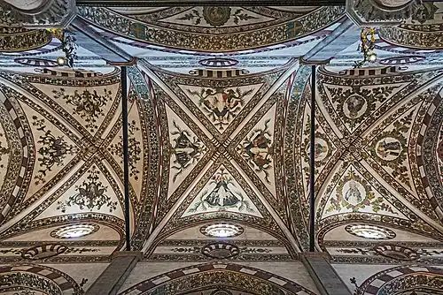 Le plafond.
