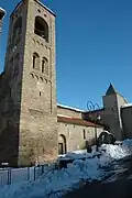 Clocher et façade sud