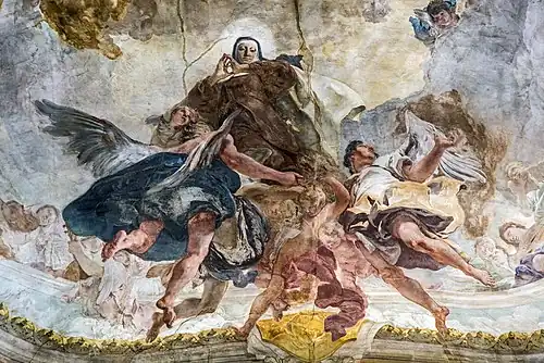 La Gloria de sainte Thérèse (gros plan).