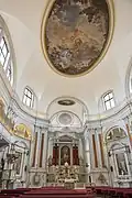 Église de la Pietà, 1745-1760, Venise. Peinture : Giambattista Tiepolo, Le couronnement de la Vierge