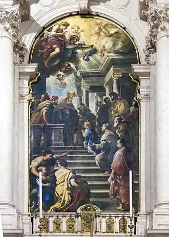 La Présentation de la Vierge au temple, de Luca Giordano.