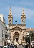 Église Saint-Côme et Saint-Damien à Alberobello en Italie.