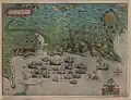 Prise de Saint-Jacques du Cap-Vert en 1585&nbsp;(en), tableau de 1589