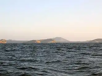 L'île Santiago.