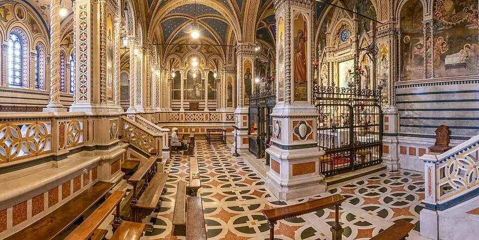 Intérieur de l'église Santuario della Madonna delle Grazie (Brescia)&nbsp;(it). Juin 2019.