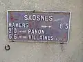 Plaque de cocher place Jean Triger.
