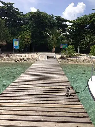 Cayes de Sapodilla (Débarcadère)