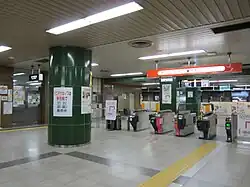 Ligne de contrôle.