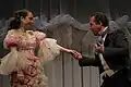 La Mariage de Nicolas Gogol. Agafia (Tatiana Rodionova), Podkolessine (Igor Bagoleï), 2010