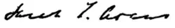 signature de Sarah Flower Adams