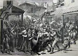 Campagne austro-hongroise en Bosnie-Herzégovine en 1878.