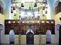 À l'église de la Sainte-Trinité de Sarajevo.[Quoi&nbsp;?]