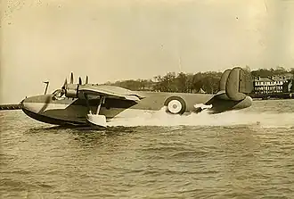 Vue de l'avion.
