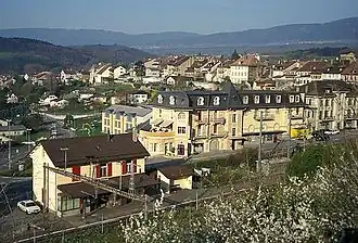 Vue de la gare.