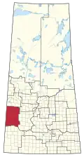 Frontière de la circonscription en 2022.