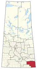 Frontière de la circonscription en 2022.