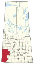 Frontière de la circonscription en 2022.