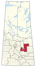 Frontière de la circonscription en 2022.