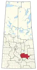 Frontière de la circonscription en 2022.