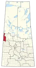 Frontière de la circonscription en 2022.