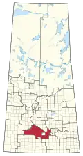 Frontière de la circonscription en 2022.