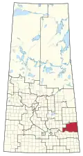 Frontière de la circonscription en 2022.