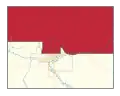 Frontière de la circonscription en 2022.