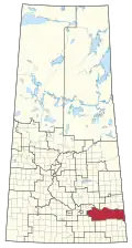 Frontière de la circonscription en 2022.