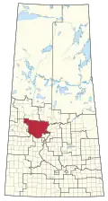 Frontière de la circonscription en 2022.