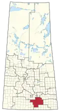Frontière de la circonscription en 2022.