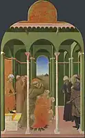 Saint François et le Sultan de Babylone, chapitre 24, Sassetta.