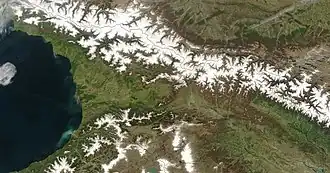 carte : Géographie de la Géorgie