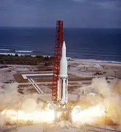 SA-3 décollant du pas de tir LC-34, le 16 novembre 1962.