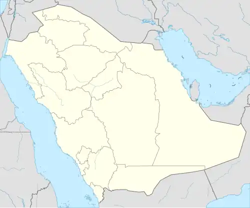voir sur la carte d’Arabie saoudite
