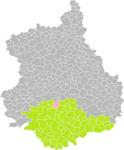 Saumeray dans son arrondissement.