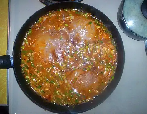 Sauté de porc aux chanterelles