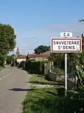 L'entrée ouest du village depuis le V.C. no&nbsp;6.